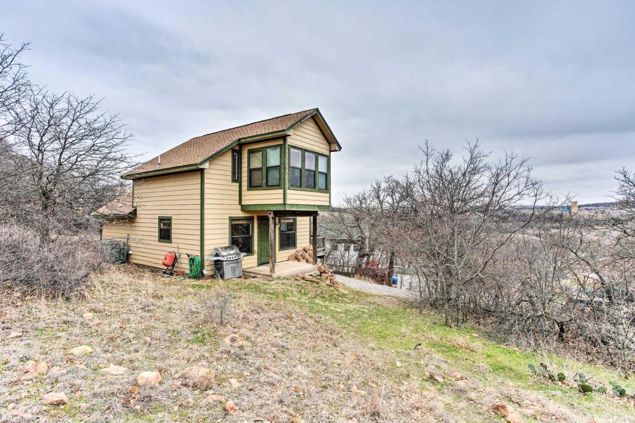 Medicine Park Cabin Rental With Mountain View Extérieur photo